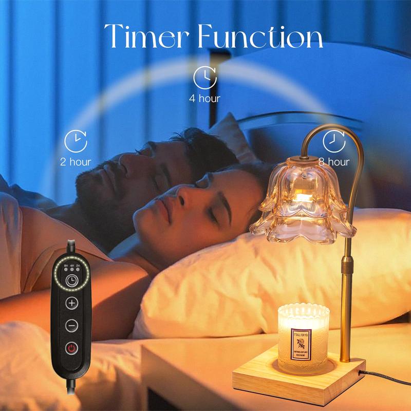 Flower Candle Warmer Lamp