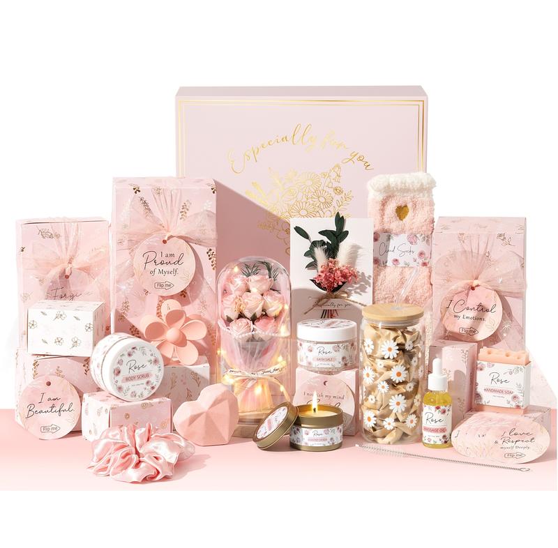 Birthday-Wrapped Gift Basket